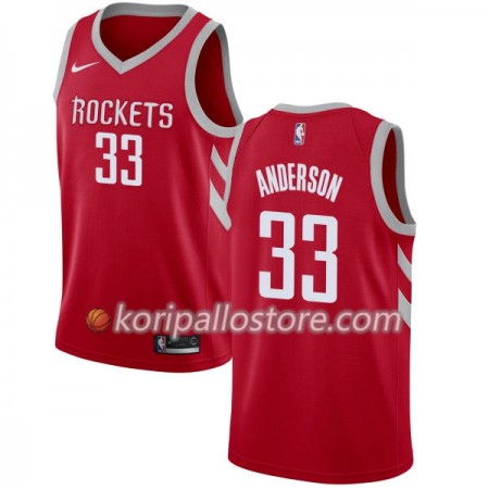 Houston Rockets Ryan Anderson 33 Nike 2017-18 Punainen Miesten Pelipaidat Swingman 